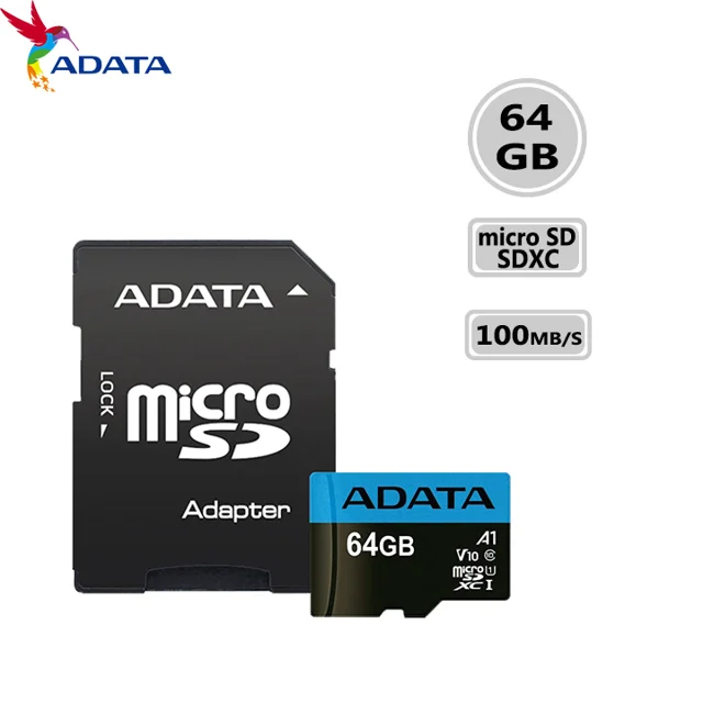 کارت حافظه MicroSD ای دیتا مدل Adata Premier microSDHC ظرفیت 64 گیگابایت سرعت 100MBps