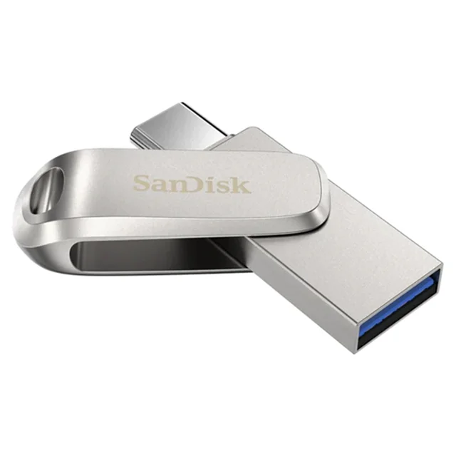 فلش مموری USB3.1 سن دیسک 32 گیگابایت مدل SanDisk Dual Drive LUXE Type C