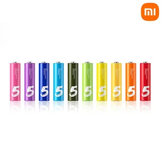 باتری قلمی رنگی شیائومی AA RAINBOW بسته 10 عددی
